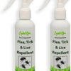 2 Pack Natural Flea & Tick Spray